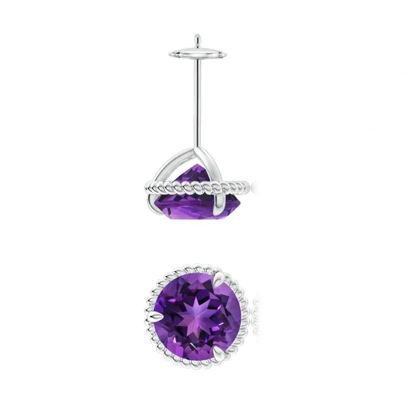 Purple_Amethyst_925_Sterling_Silver_Claw_Set_Stud_Earring