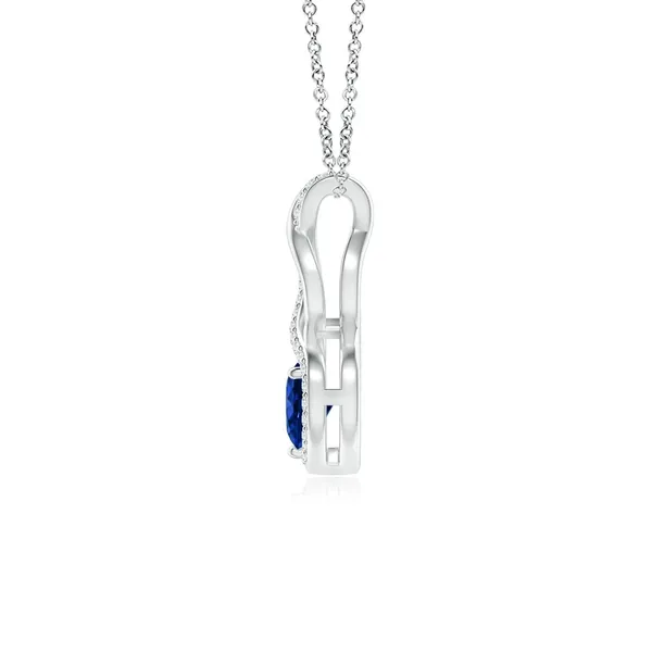 Blue_Sapphire_925_Pure_Sterling_Silver_Heart_Infinity_Pendant