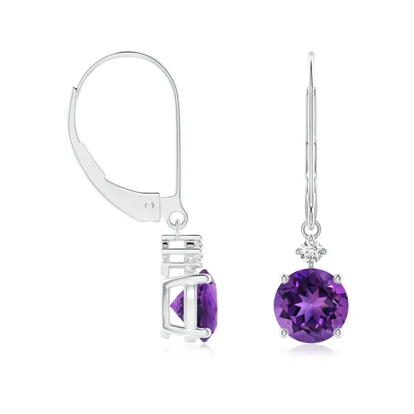 Purple_Amethyst_925_Sterling_Silver_Cluster_Set_Dangle_Earring