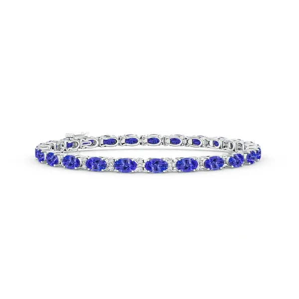 Blue_Tanzanite_925_Sterling_Pure_Silver_Tennis_Bracelet