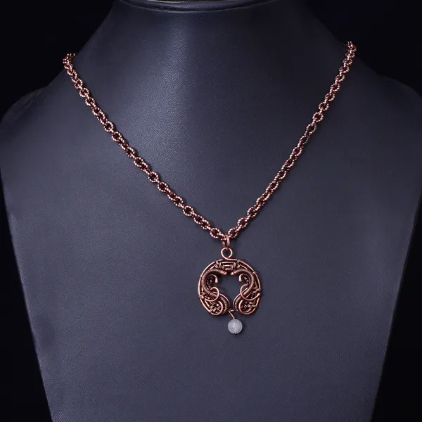 Blue_Moonstone_Healing_Gemstone_Copper_Wire_Wrap_Black_Oxidised_Chain_Pendant_(1.77_Cm)