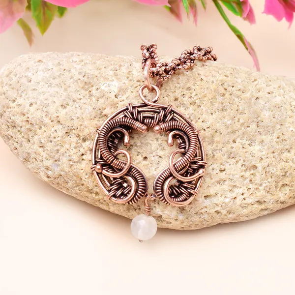Blue_Moonstone_Healing_Gemstone_Copper_Wire_Wrap_Black_Oxidised_Chain_Pendant_(1.77_Cm)