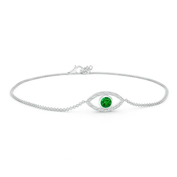 Green_Emerald_925_Sterling_Pure_Silver_Evil_Eye_Bracelet