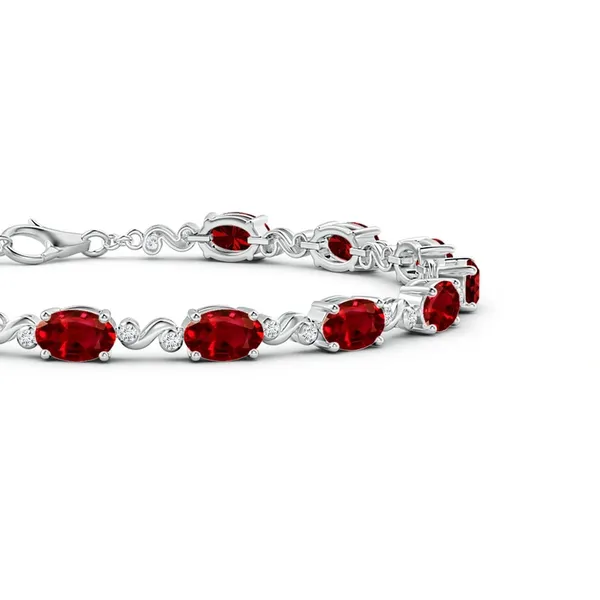 Red_Ruby_925_Sterling_Pure_Silver_Swirl_Bracelet