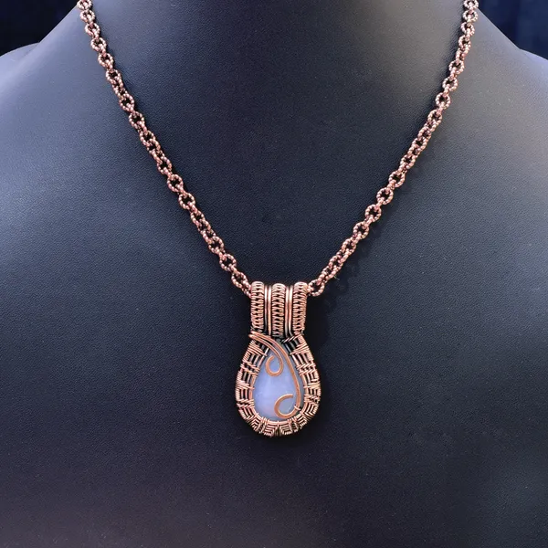 Blue_Angelite_Healing_Gemstone_Copper_Wire_Wrap_Black_Oxidised_Chain_Pendant_(1.77_Cm)