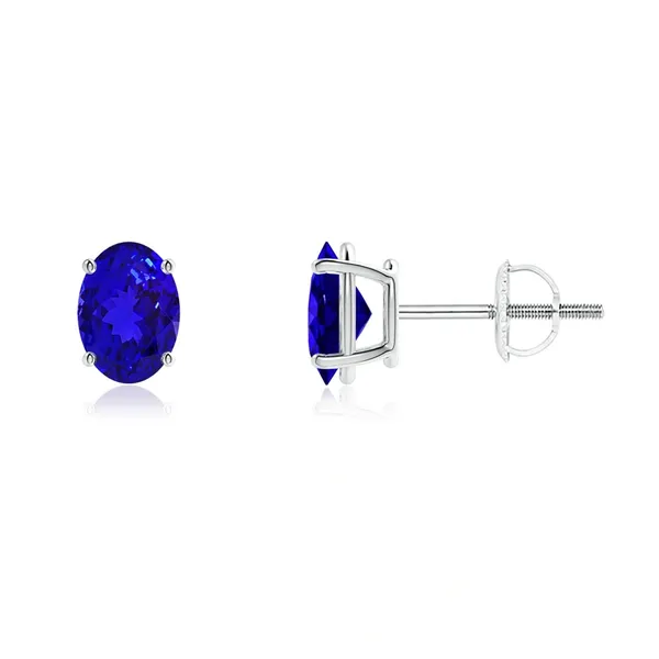 Blue_Tanzanite_925_Sterling_Silver_Prong_Set_Stud_Earring