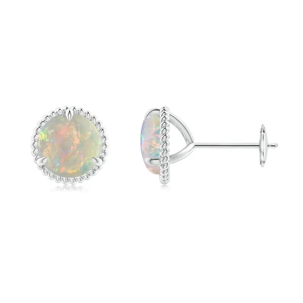 Multicolor_Ethiopian_Opal_925_Sterling_Silver_Claw_Set_Stud_Earring