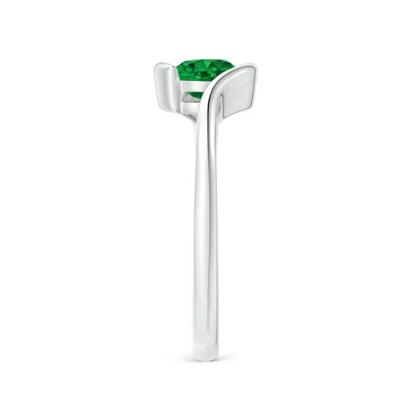 Green_Emerald_925_Sterling_Silver_Semi_Bezel-Set_Bypass_Ring