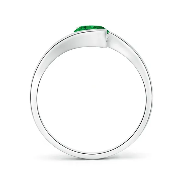 Green_Emerald_925_Sterling_Silver_Semi_Bezel-Set_Bypass_Ring