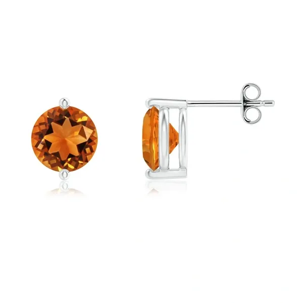 Yellow_Citrine_925_Sterling_Silver_Prong_Set_Stud_Earring