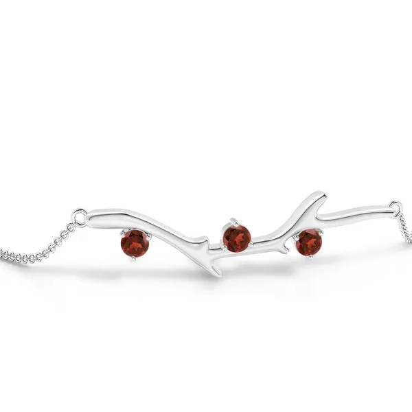 Red_Garnet_925_Sterling_Pure_Silver_Tree_Branch_Bracelet