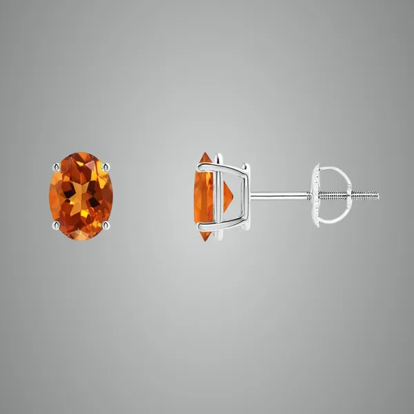 Yellow_Citrine_925_Sterling_Silver_Prong_Set_Stud_Earring