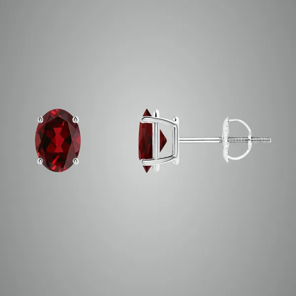 Red_Garnet_925_Sterling_Silver_Prong_Set_Stud_Earring