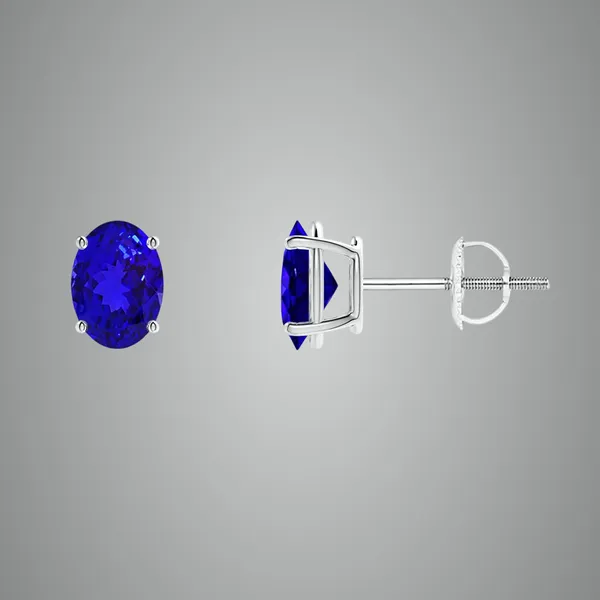 Blue_Tanzanite_925_Sterling_Silver_Prong_Set_Stud_Earring
