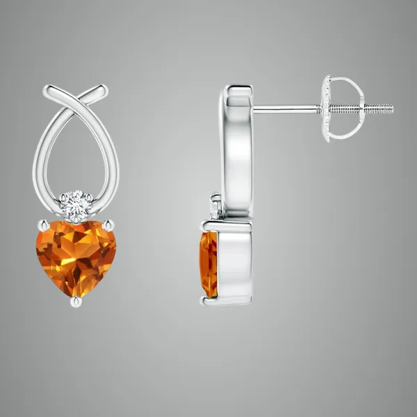Yellow_Citrine_925_Sterling_Silver_Prong_Set_Ribbon_Earring