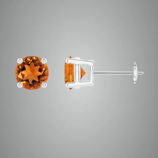 Yellow_Citrine_925_Sterling_Silver_Prong_Set_Stud_Earring