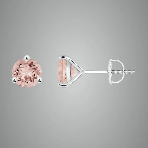 Peach_Morganite_925_Sterling_Silver_Martini_Set_Stud_Earring