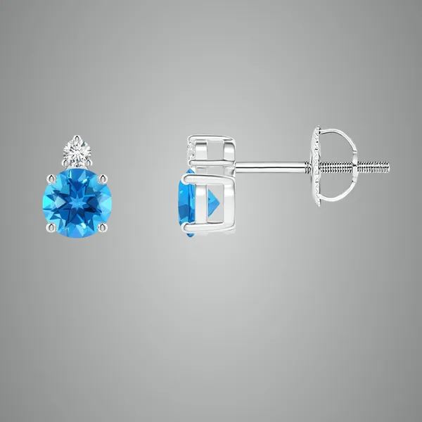 Blue_Topaz_925_Sterling_Silver_Basket_Set_Stud_Earring