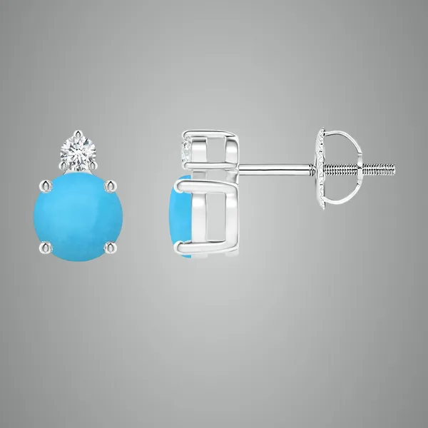Blue_Turquoise_925_Sterling_Silver_Basket_Set_Stud_Earring