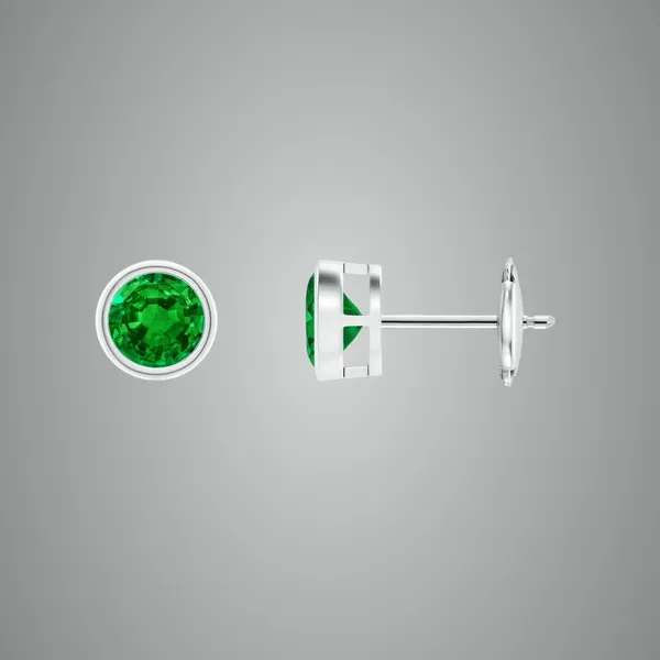 Green_Emerald_925_Sterling_Silver_Prong_Set_Stud_Earring