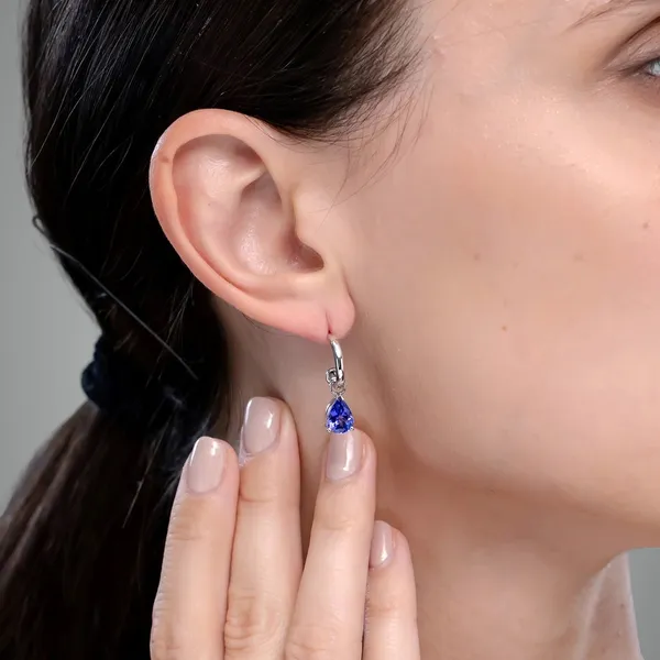 Blue_Tanzanite_925_Sterling_Silver_Prong_Set_Drop_Earring