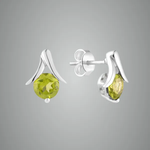 Green_Peridot_925_Sterling_Silver_Prong_Set_Stud_Earring