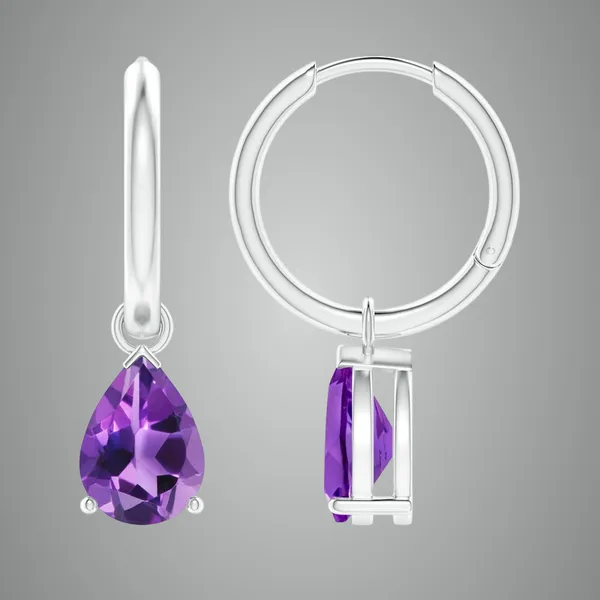 Purple_Amethyst_925_Sterling_Silver_Cluster_Set_Hinged_Earring