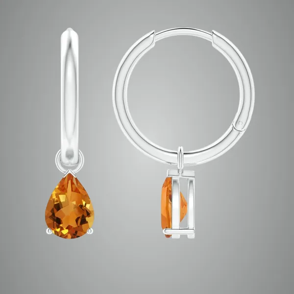Yellow_Citrine_925_Sterling_Silver_Cluster_Set_Hinged_Earring