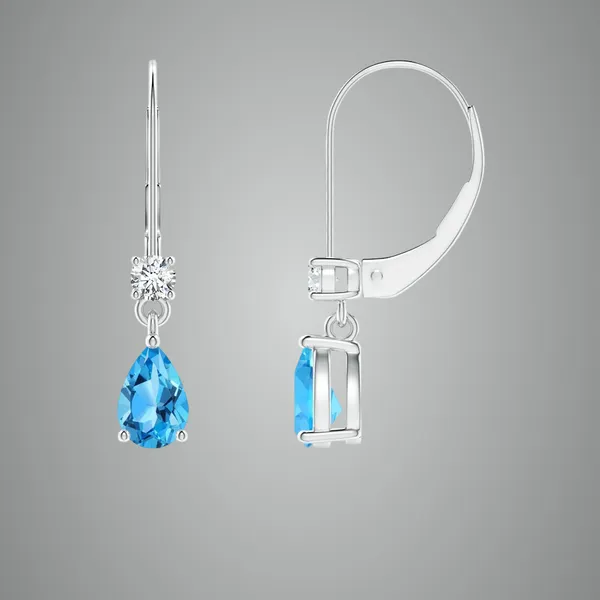 Blue_Topaz_925_Sterling_Silver_Cluster_Set_Drop_Earring
