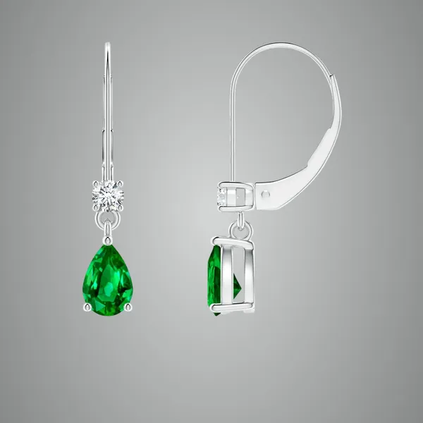 Green_Emerald_925_Sterling_Silver_Cluster_Set_Drop_Earring
