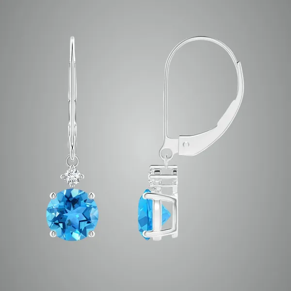 Blue_Topaz_925_Sterling_Silver_Cluster_Set_Dangle_Earring