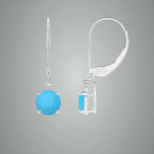 Blue_Turquoise_925_Sterling_Silver_Prong_Set_Drop_Earring