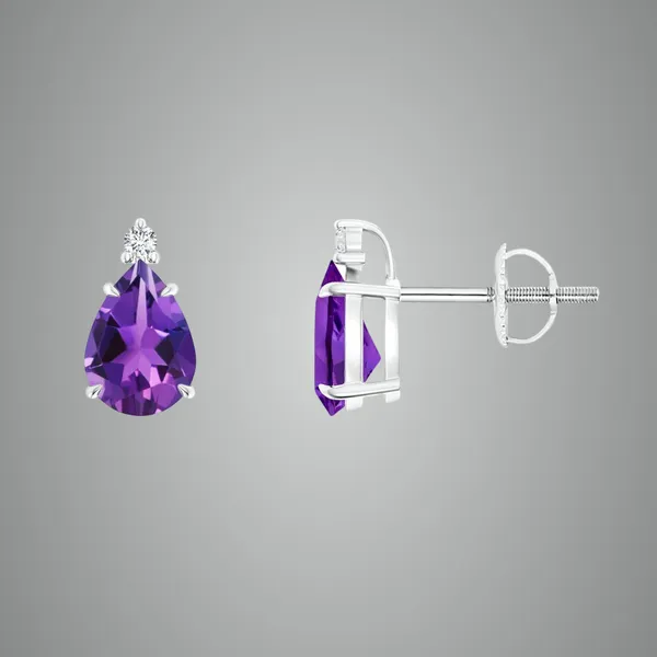 Purple_Amethyst_925_Sterling_Silver_Claw_Set_Stud_Earring
