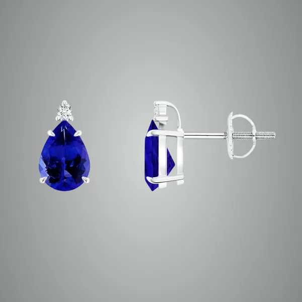 Blue_Sapphire_925_Sterling_Silver_Claw_Set_Stud_Earring