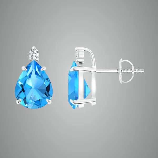 Blue_Topaz_925_Sterling_Silver_Claw_Set_Stud_Earring