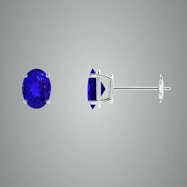 Blue_Tanzanite_925_Sterling_Silver_Prong_Set_Stud_Earring