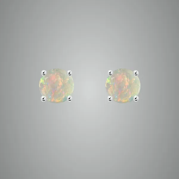 Multicolor_Ethiopian_Opal_925_Sterling_Silver_Prong_Set_Stud_Earring