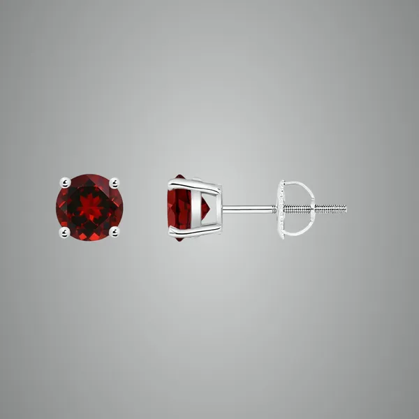 Red_Garnet_925_Sterling_Silver_Prong_Set_Stud_Earring