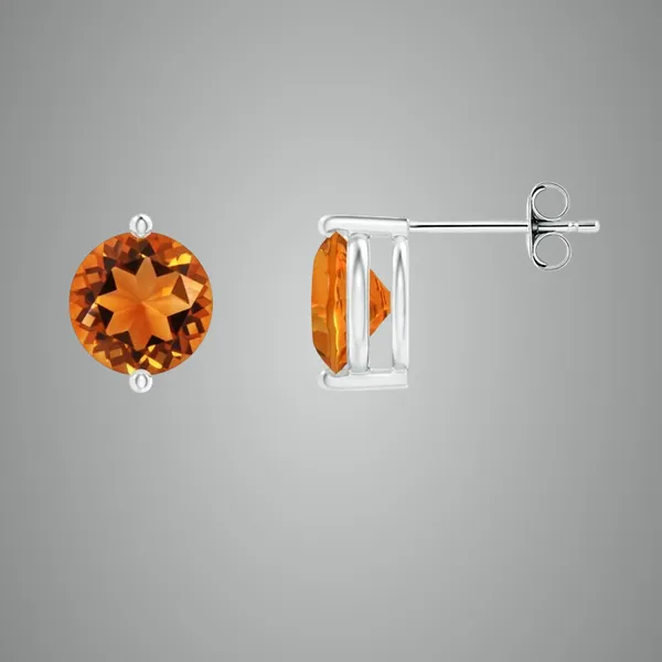 Yellow_Citrine_925_Sterling_Silver_Prong_Set_Stud_Earring