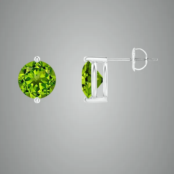 Green_Peridot_925_Sterling_Silver_Prong_Set_Stud_Earring