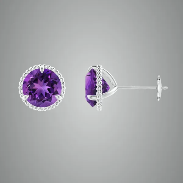 Purple_Amethyst_925_Sterling_Silver_Claw_Set_Stud_Earring