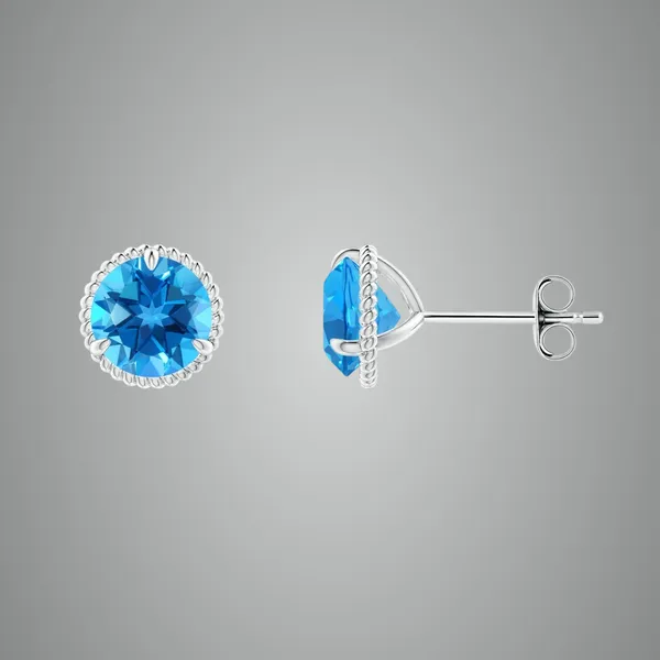 Blue_Topaz_925_Sterling_Silver_Claw_Set_Stud_Earring