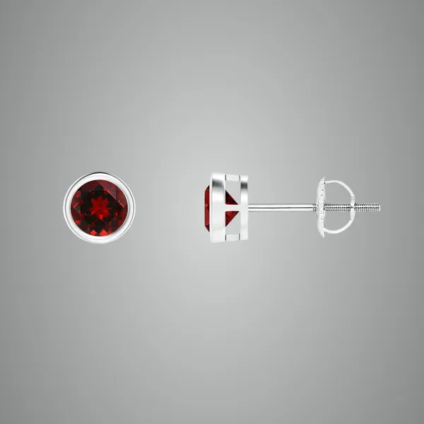 Red_Garnet_925_Sterling_Silver_Prong_Set_Stud_Earring