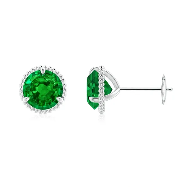 Green_Emerald_925_Sterling_Silver_Claw_Set_Stud_Earring
