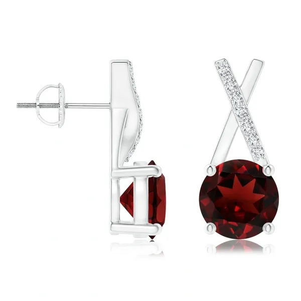 Red_Garnet_925_Sterling_Silver_Prong_Set_Stud_Earring