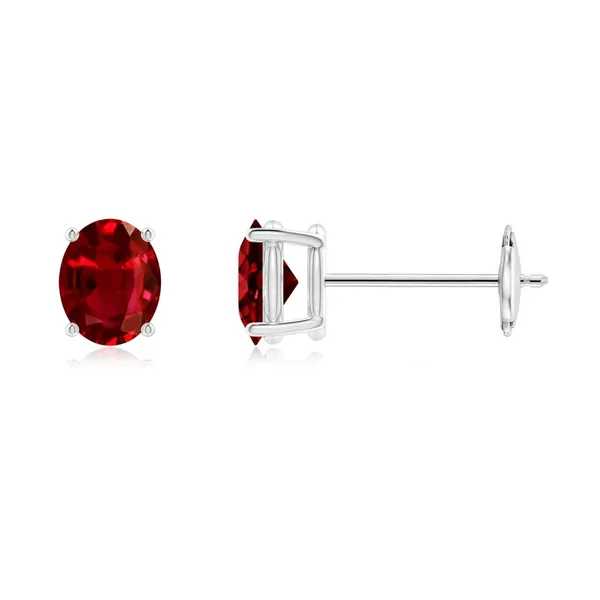 Red_Ruby_925_Sterling_Silver_Prong_Set_Stud_Earring