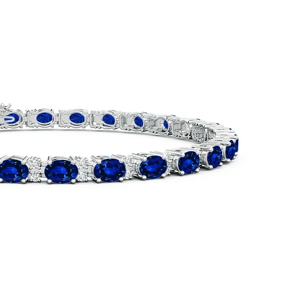 Blue_Sapphire_925_Sterling_Pure_Silver_Tennis_Bracelet