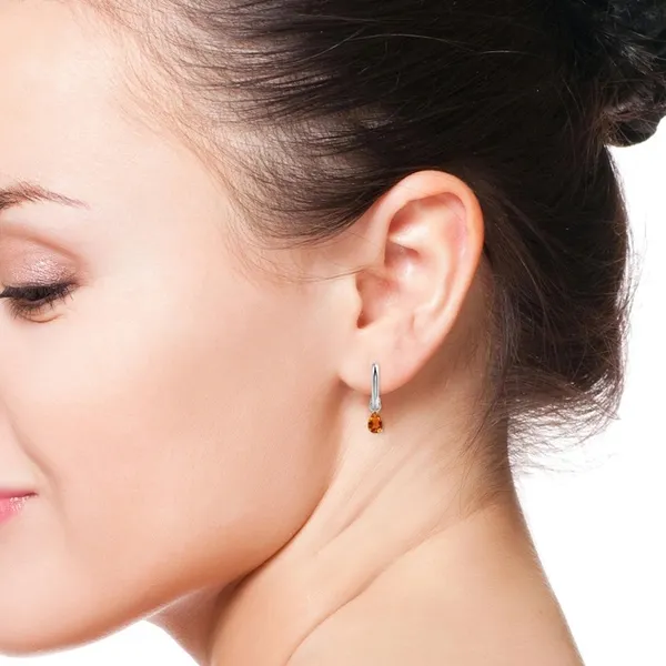 Yellow_Citrine_925_Sterling_Silver_Prong_Set_Drop_Earring