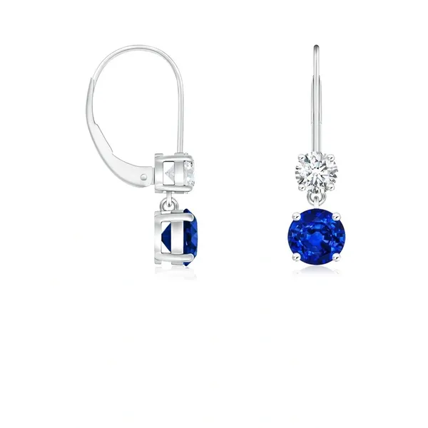 Blue_Sapphire_925_Sterling_Silver_Cluster_Set_Dangle_Earring