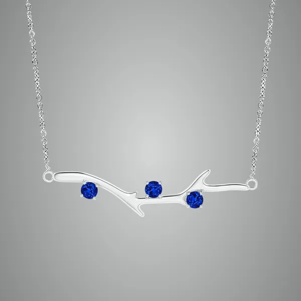 Blue_Sapphire_925_Pure_Silver_Tree_Branch_Necklace
